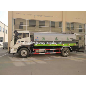 Foton 4x2 Diesel Fuel Type camión cisterna de agua